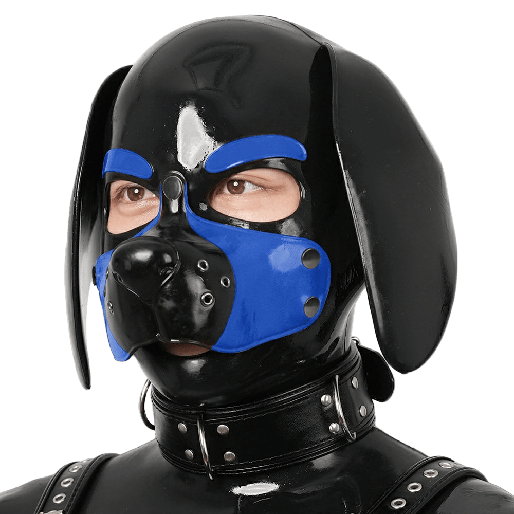 Furrjoi Silicone Beagle Hood Blue - The Pup Play Hub
