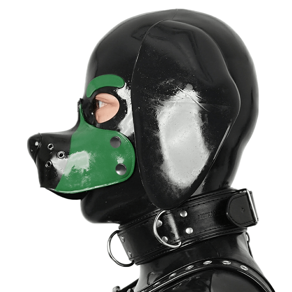 Furrjoi Silicone Beagle Hood Green - The Pup Play Hub