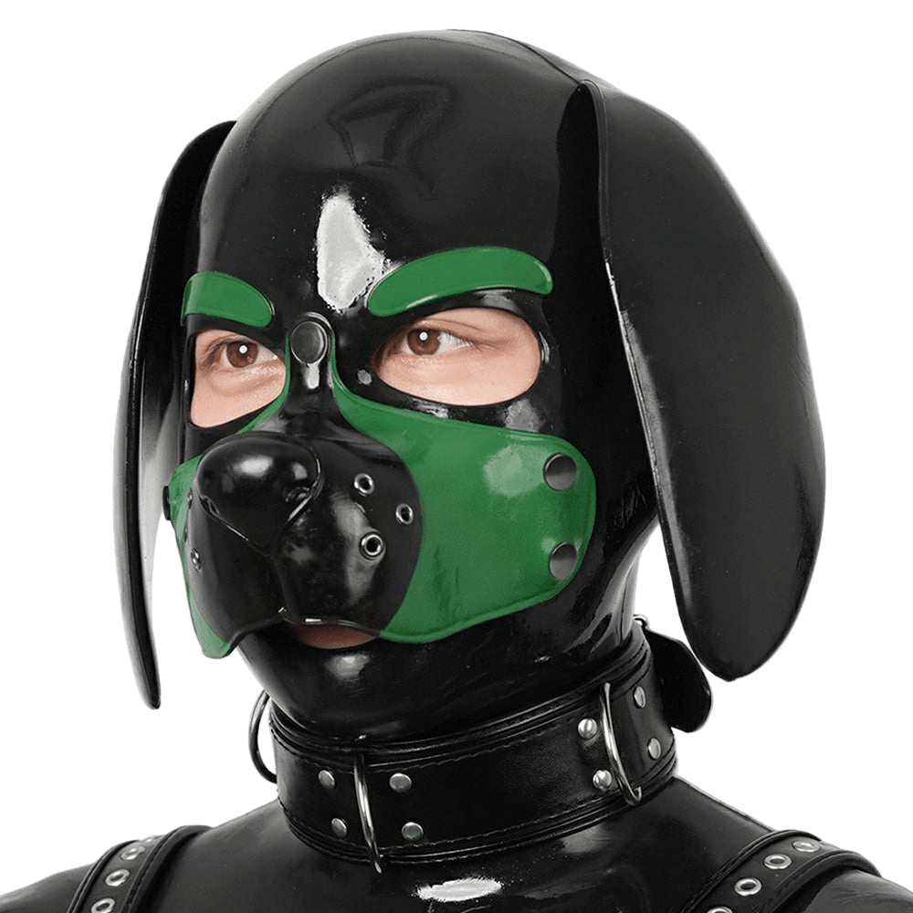 Furrjoi Silicone Beagle Hood Green - The Pup Play Hub