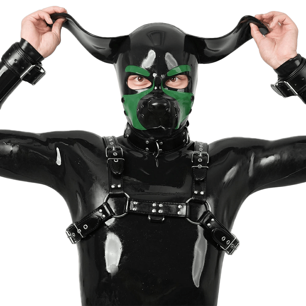Furrjoi Silicone Beagle Hood Green - The Pup Play Hub