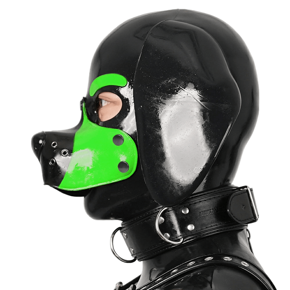 Furrjoi Silicone Beagle Hood Lime Green - The Pup Play Hub