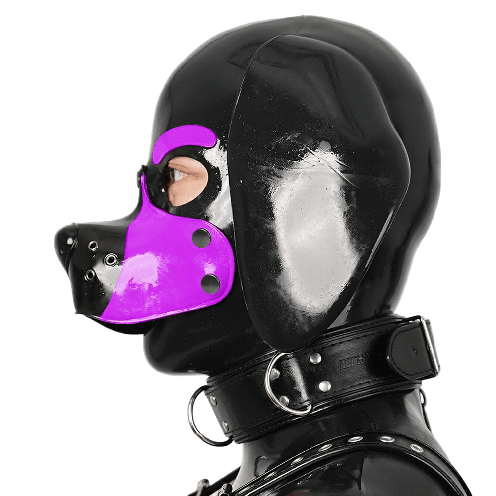 Furrjoi Silicone Beagle Hood Purple - The Pup Play Hub