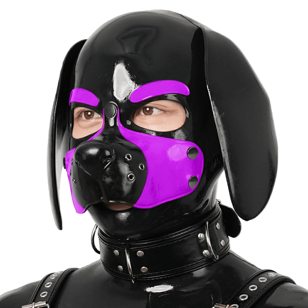 Furrjoi Silicone Beagle Hood Purple - The Pup Play Hub