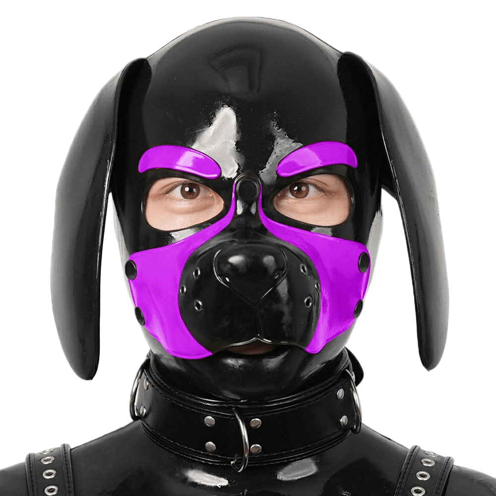 Furrjoi Silicone Beagle Hood Purple - The Pup Play Hub