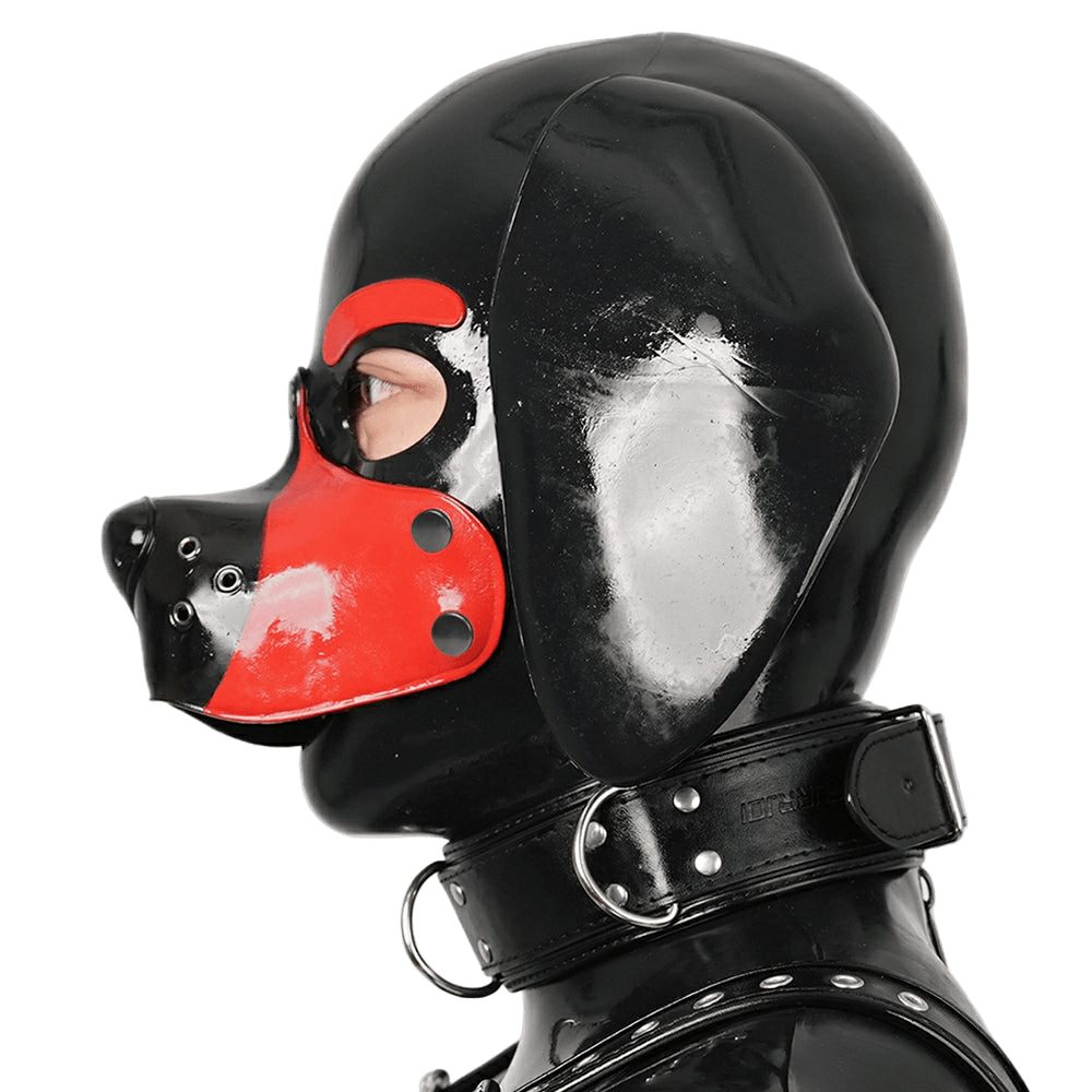 Furrjoi Silicone Beagle Hood Red - The Pup Play Hub