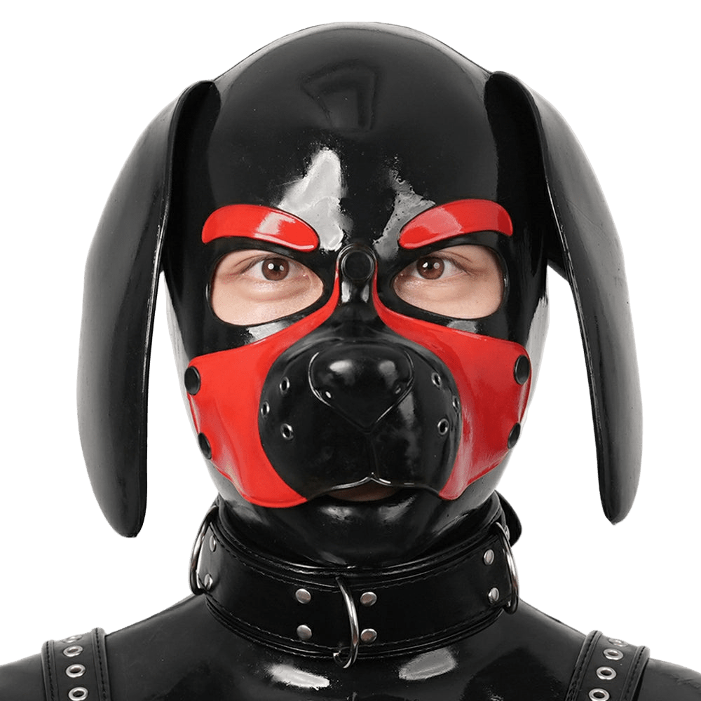 Furrjoi Silicone Beagle Hood Red - The Pup Play Hub