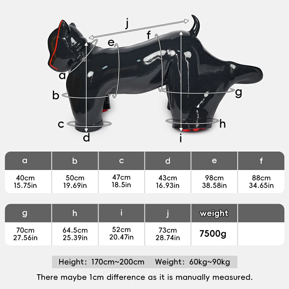 Furrjoi Silicone Bitchsuit Black - The Pup Play Hub