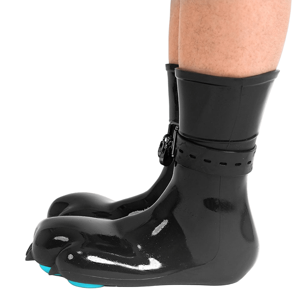 Furrjoi Silicone Canine Paw feet with Bindings Light Blue - The Pup Play Hub