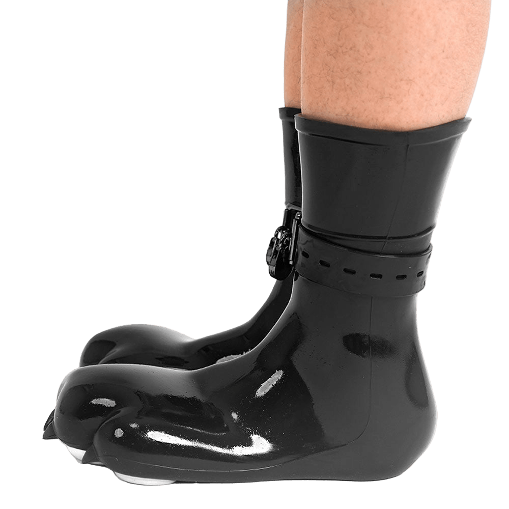 Furrjoi Silicone Canine Paw feet with Bindings White - The Pup Play Hub