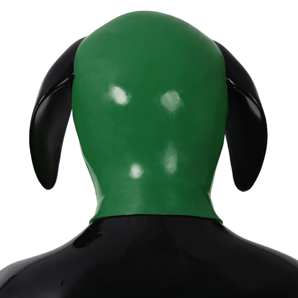 Furrjoi Silicone Lapsus Hood Green - The Pup Play Hub