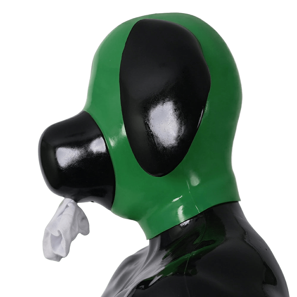 Furrjoi Silicone Lapsus Hood Green - The Pup Play Hub