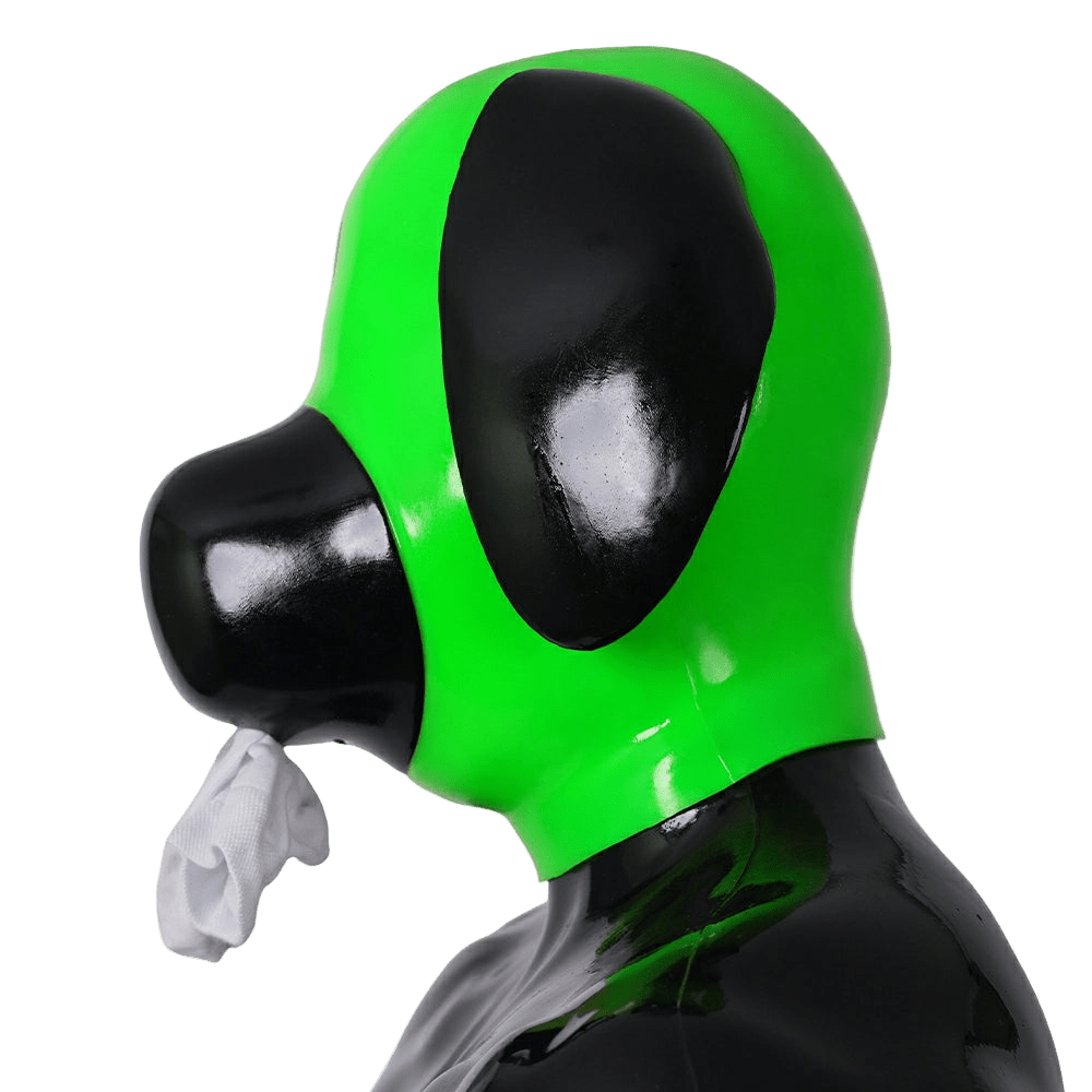 Furrjoi Silicone Lapsus Hood Lime Green - The Pup Play Hub