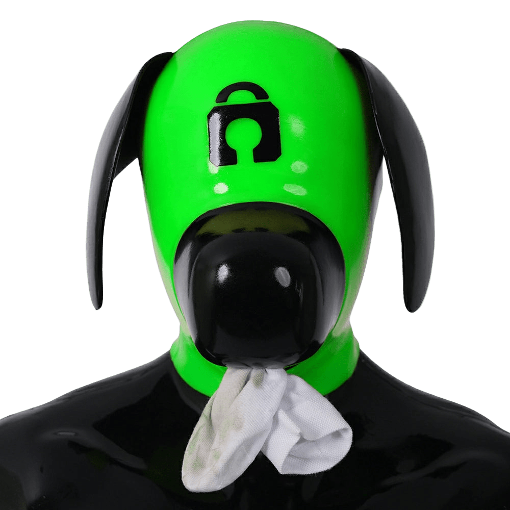 Furrjoi Silicone Lapsus Hood Lime Green - The Pup Play Hub