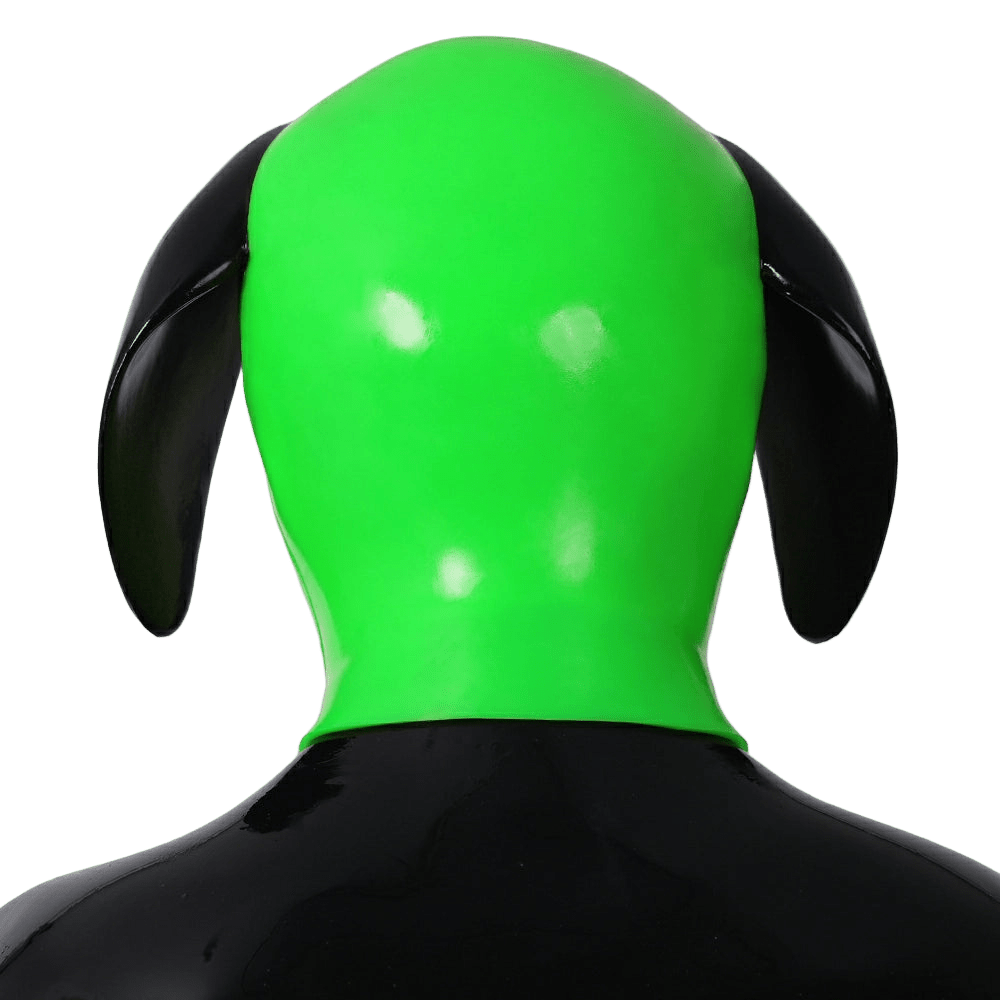 Furrjoi Silicone Lapsus Hood Lime Green - The Pup Play Hub