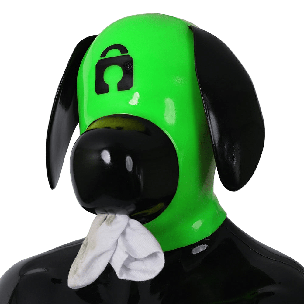 Furrjoi Silicone Lapsus Hood Lime Green - The Pup Play Hub