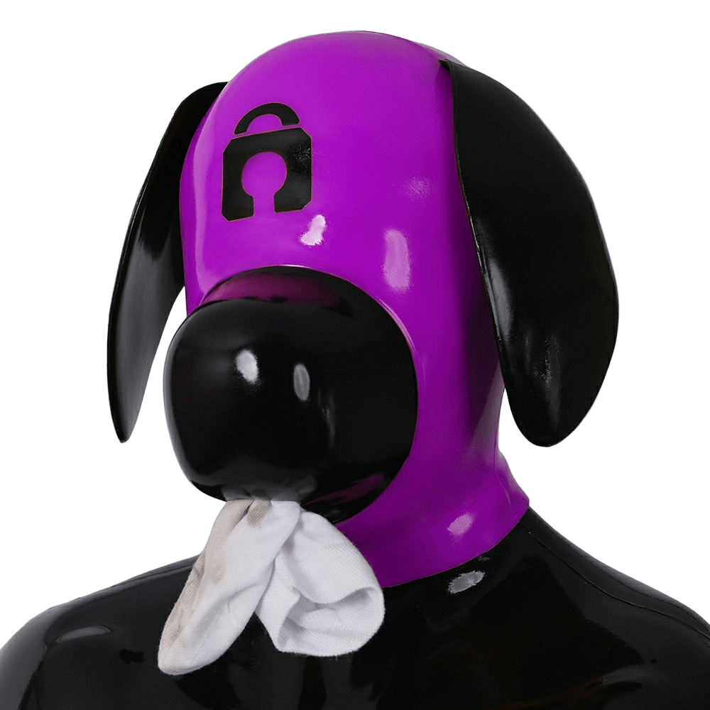 Furrjoi Silicone Lapsus Hood Purple - The Pup Play Hub