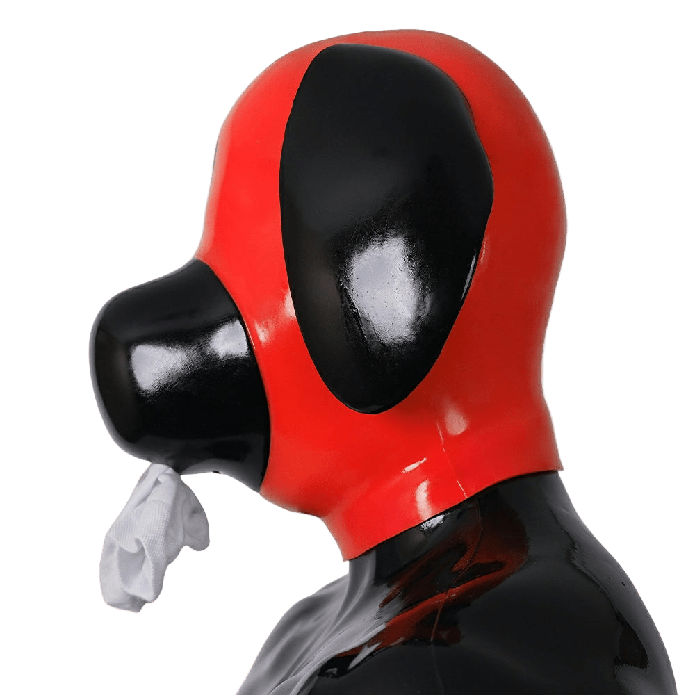 Furrjoi Silicone Lapsus Hood Red - The Pup Play Hub