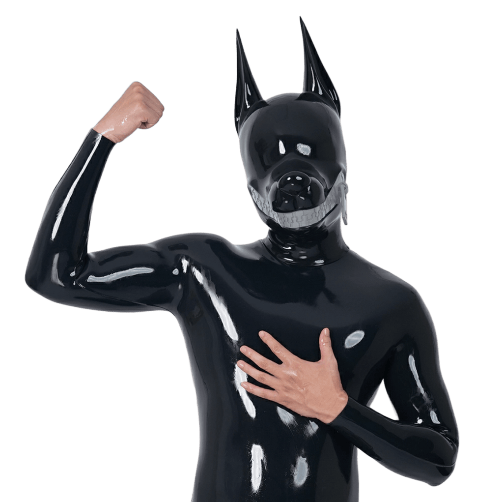 Furrjoi Zipper Dog Hood Black - The Pup Play Hub