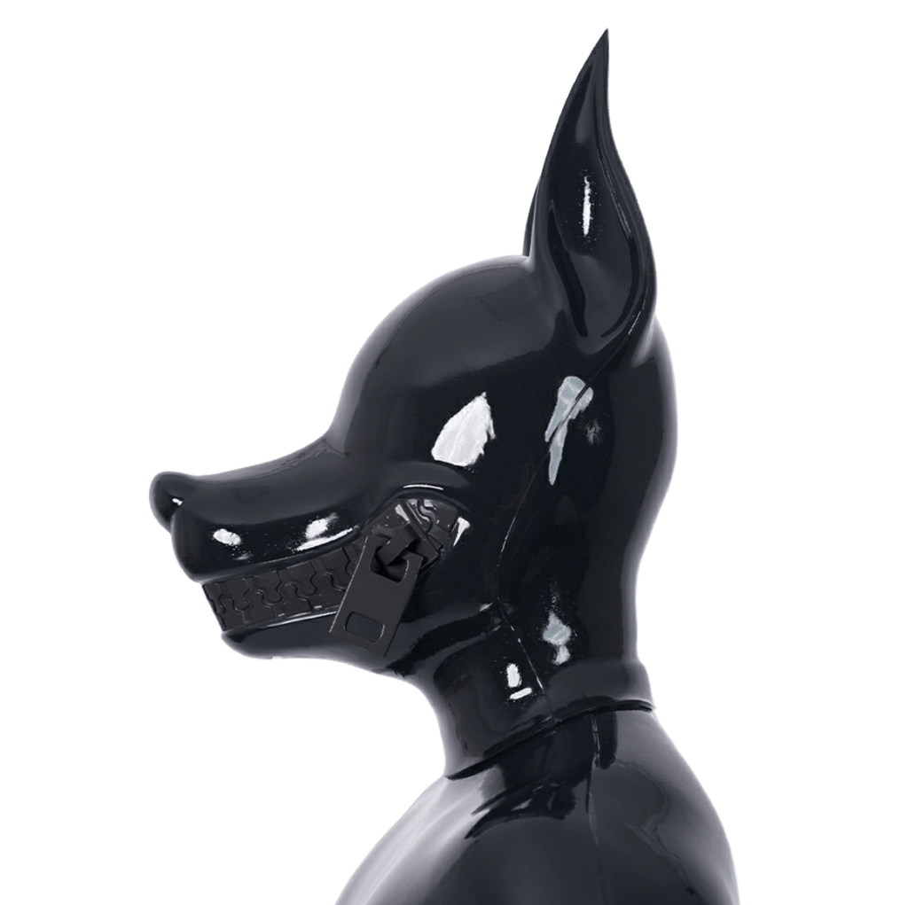 Furrjoi Zipper Dog Hood Black - The Pup Play Hub