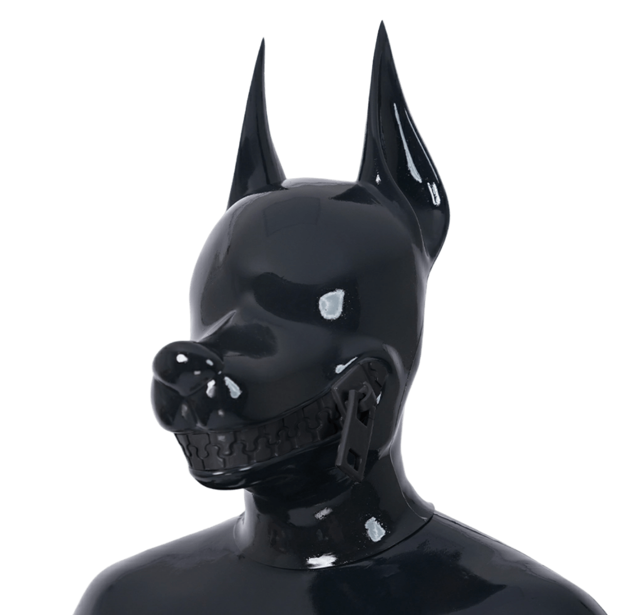 Furrjoi Zipper Dog Hood Black - The Pup Play Hub