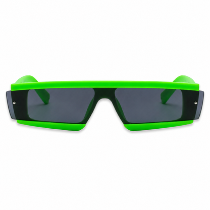 Neon Green Cyber Glasses