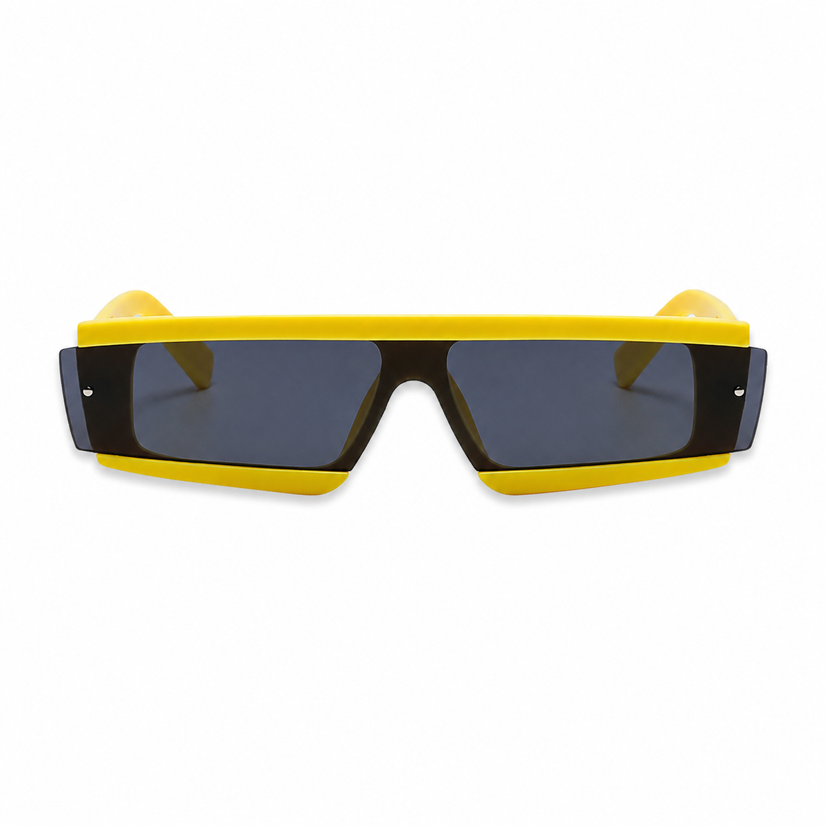 Neon Yellow Cyber Glasses