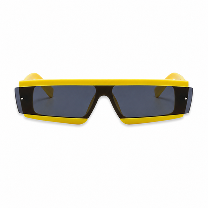 Neon Yellow Cyber Glasses