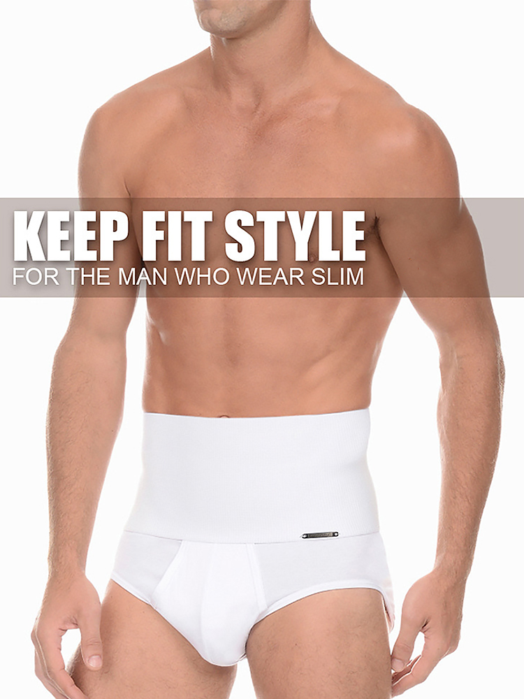 Men’s High-rise Abdomen Compression Briefs