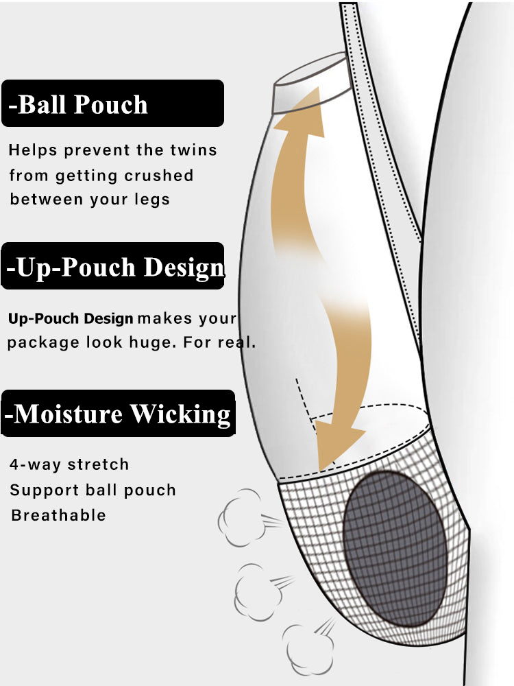 Men's Multi-function Up-pouch Boxer Briefs