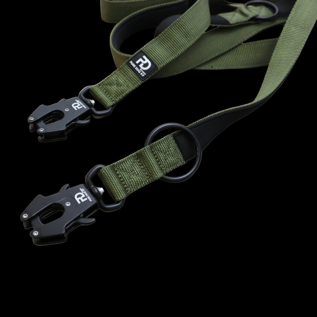 Pure Dog k9 Multifunctional Lead Khaki