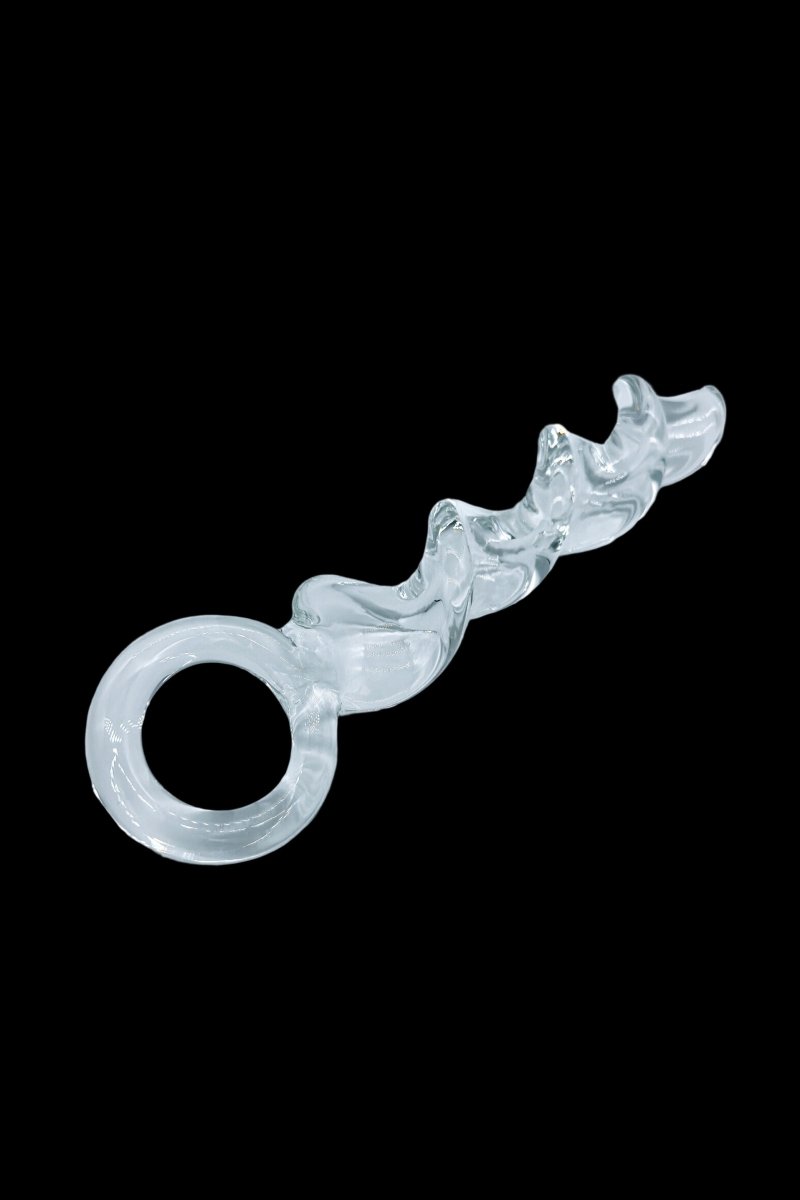 Glass Thread Rotation Butt Plug - The Pup Play Hub