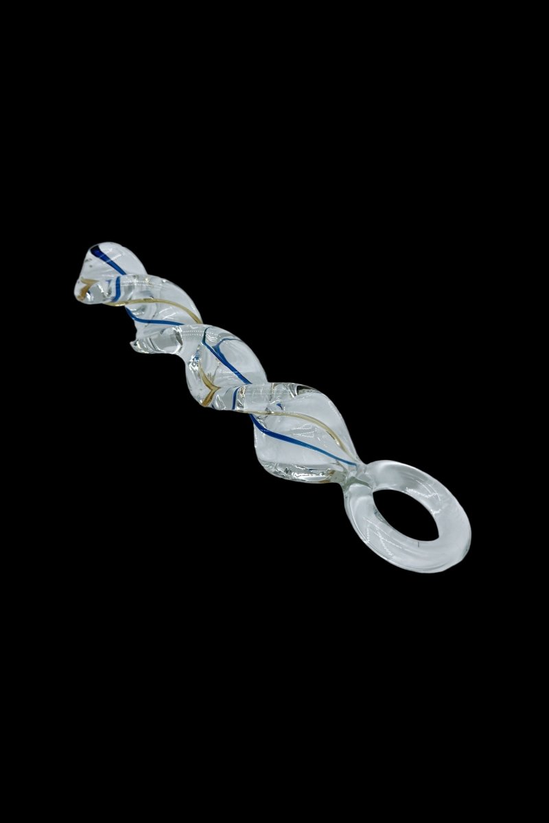 Glass Thread Rotation Butt Plug - The Pup Play Hub