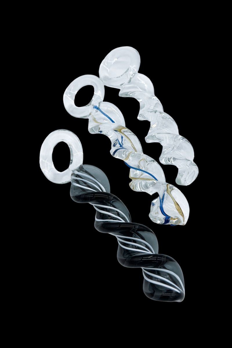 Glass Thread Rotation Butt Plug - The Pup Play Hub