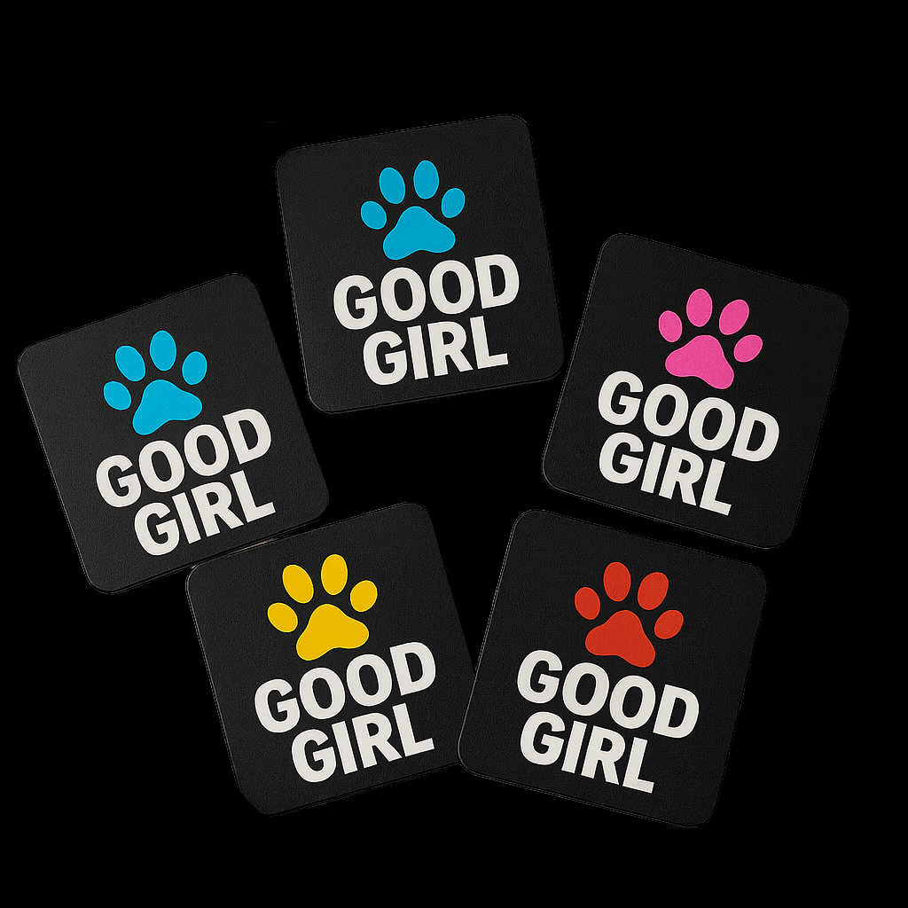 Good Girl Paw Kink Fetish Coasters - The Pup Play Hub