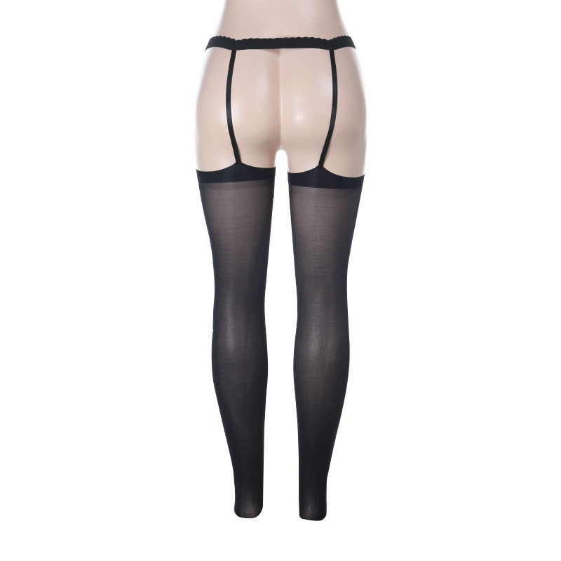 Gothic Cross Thigh High Stockings