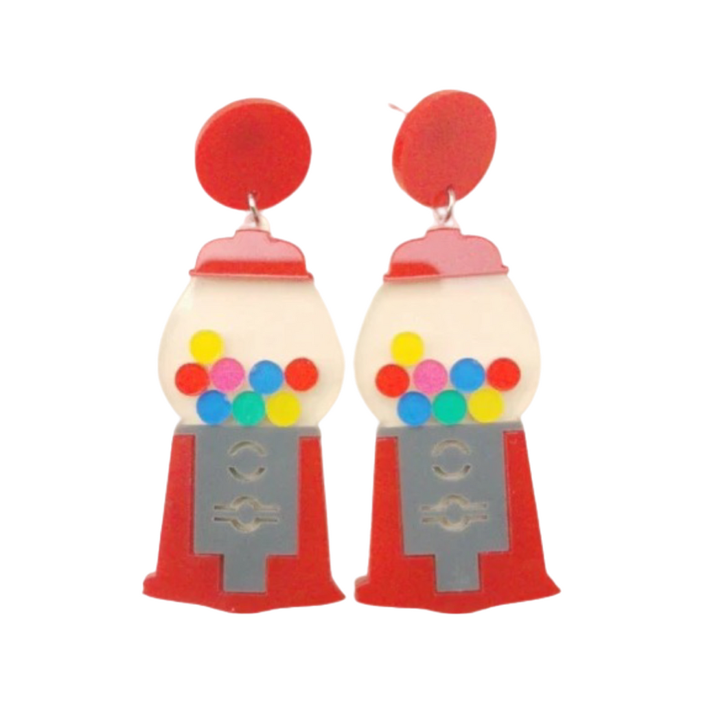 Gumball Machine Drop Earrings