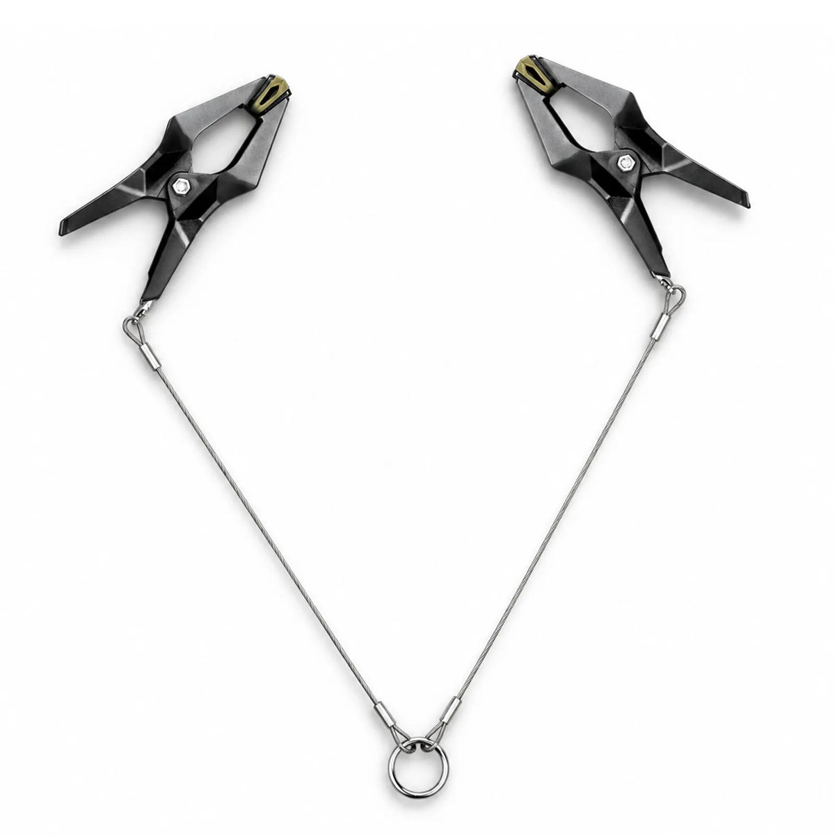 Hardwire Hangers XL Nipple Clamps with Tug Cord