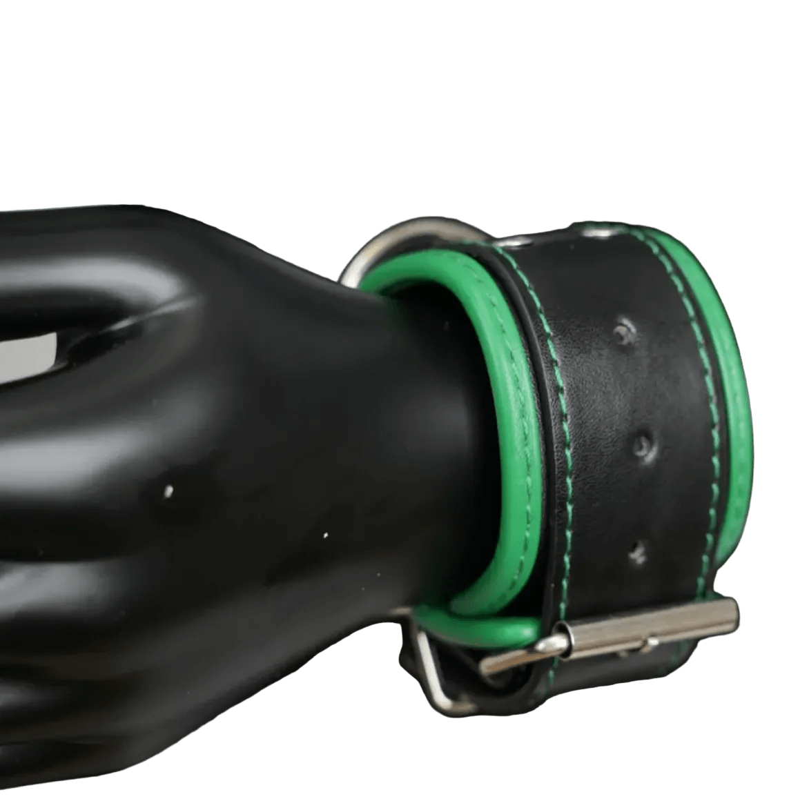 Harness, Cuff, Collar Bundle Green - The Pup Play Hub