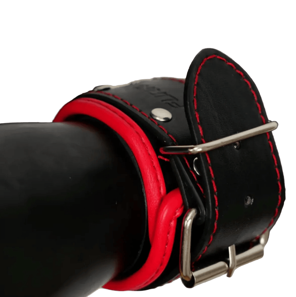 Harness, Cuff, Collar Bundle Red - The Pup Play Hub