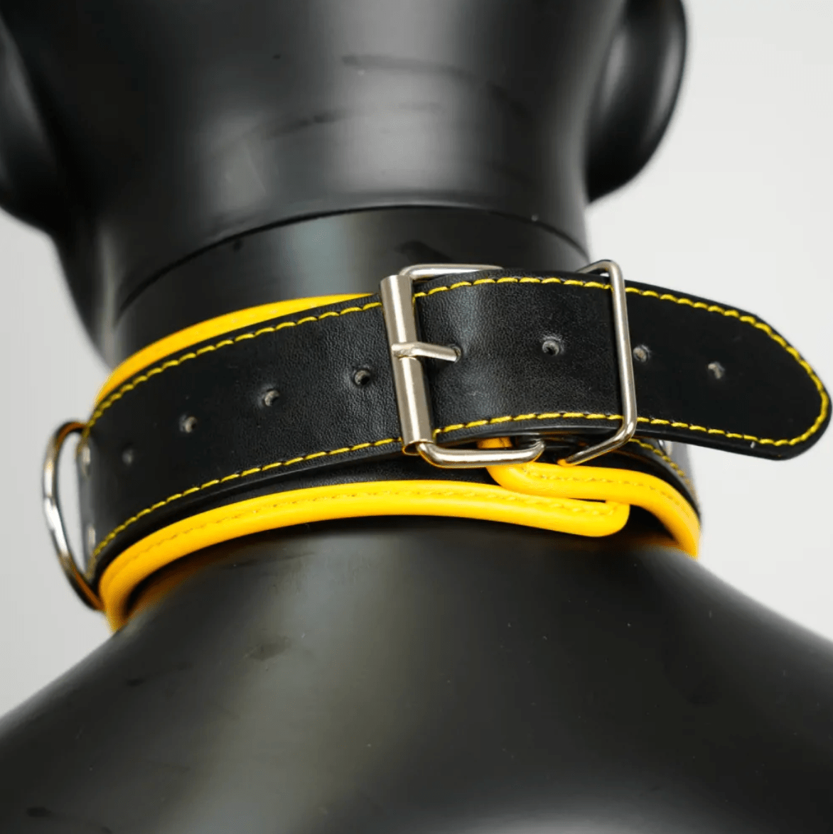 Harness, Cuff, Collar Bundle Yellow - The Pup Play Hub