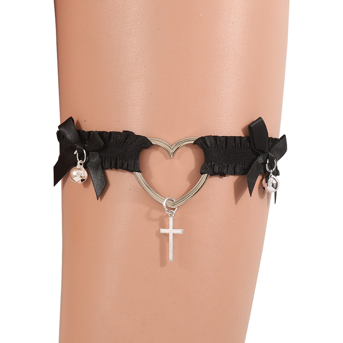 Heart Cross Femboy Leg Garter
