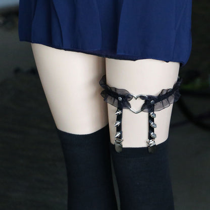 Heart Lace Femboy Garter