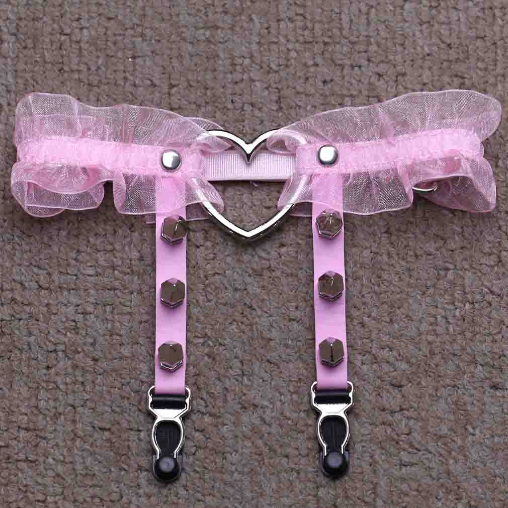 Heart Lace Femboy Garter