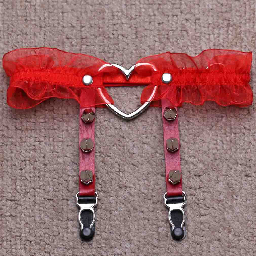 Heart Lace Femboy Garter