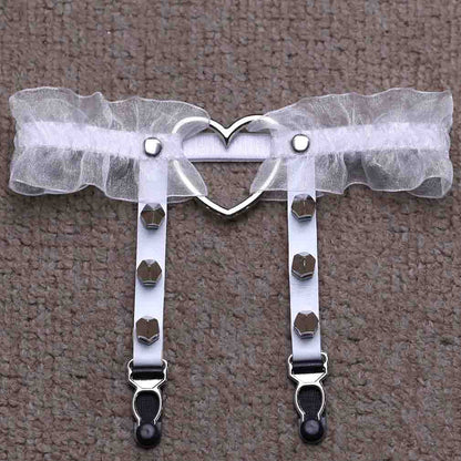 Heart Lace Femboy Garter
