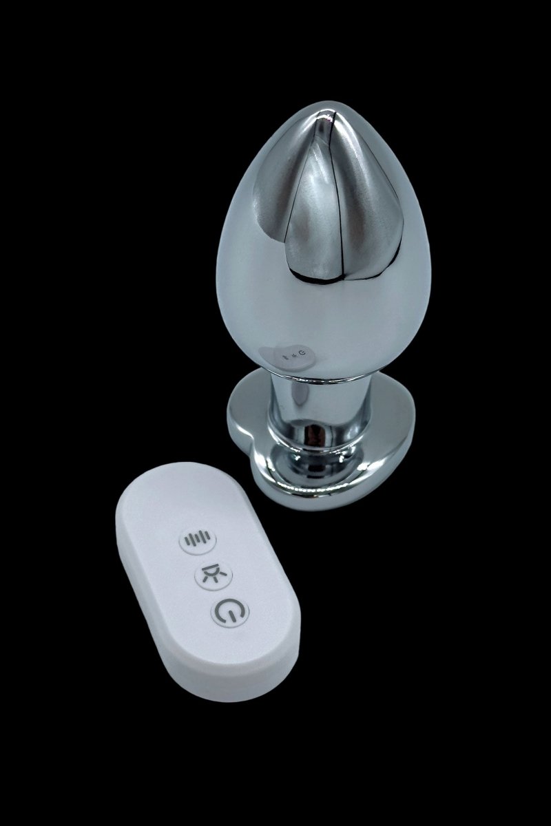 Heart Metal Light Up Anal Plug - The Pup Play Hub