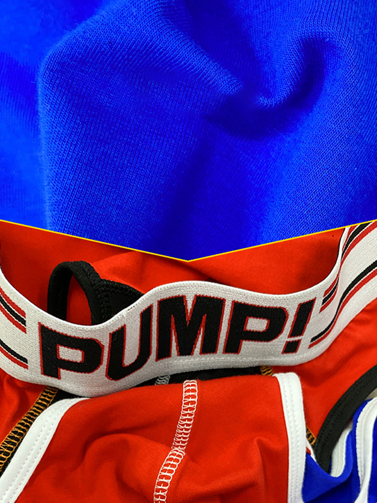 Men's Spliced Color Support Pouch Briefs