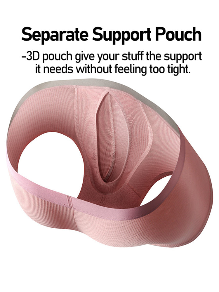 3 Pack Separate Ball Support Pouch Trunks