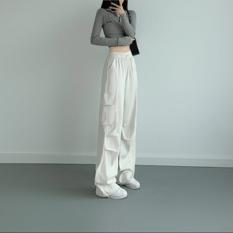 High-Waist Femboy Parachute Pants