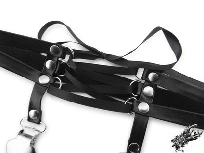 Black Corset Lacing Garter
